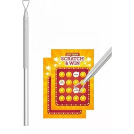 Metal Lottery Scratcher, Scrigit Scraper Tool, Lotto Scratcher Label Scraper
