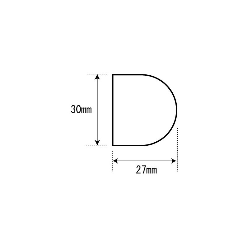 POSH 031173-14 Motorcycle Goods Handlebar End Universal Plain Big Type