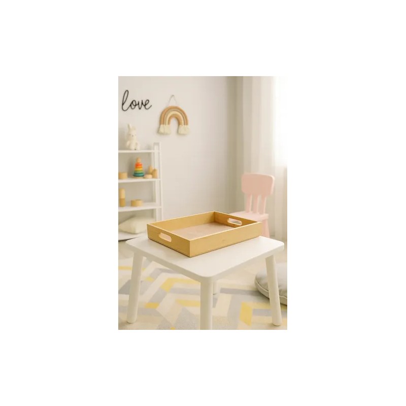 Set De 3 Bandejas Para Material Montessori