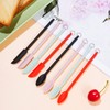 8Pcs Mini Silicone Telescopic Spatula and Scooping Spoon Set Tiny