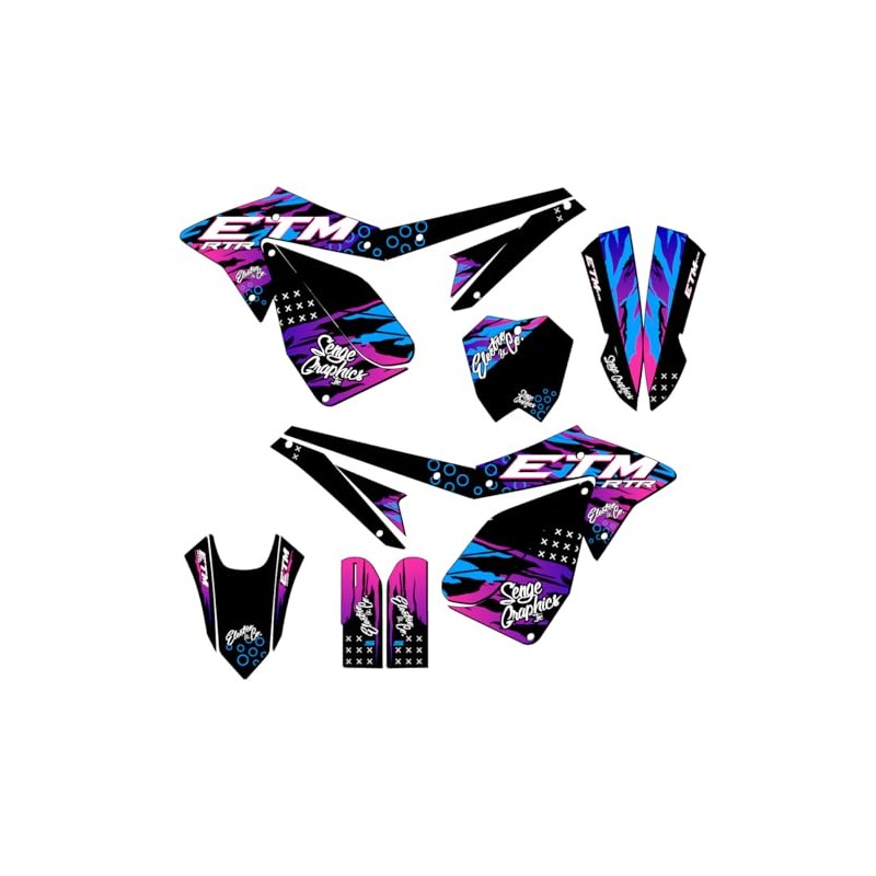 ETM RTR Baskin Standard Senge Graphics Without Rider I.D. Compatible