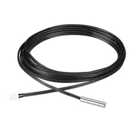 Rebower NTC Thermistor Probe 10K 6.6ft Waterproof Stainless Steel Temp Sensor Probe, [for Digital Temperature Transmitter]