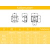 Techtanium® Cage Nuts [for Sheet Thickness 1.8 mm to 3.2