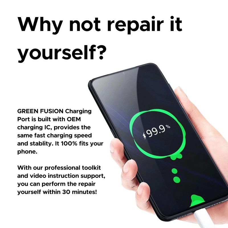 Charging Port Replacement Kit Compatible with Moto G Play 2023