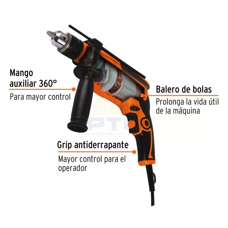 Truper ROTO-1/2A7 Rotary hammer 1/2" 650 W, professional