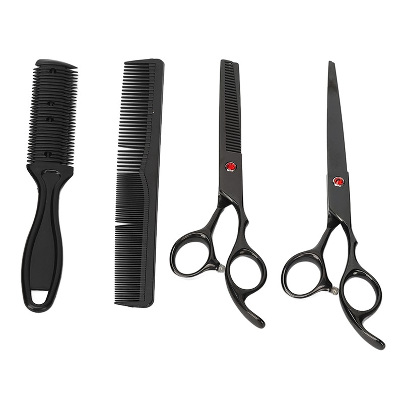 Hair Cutting Scissors Set with Straight Shear and Thinning Shear