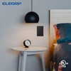 ELEGRP 3 Way Glossy Toggle Light Switch with Matte Mid