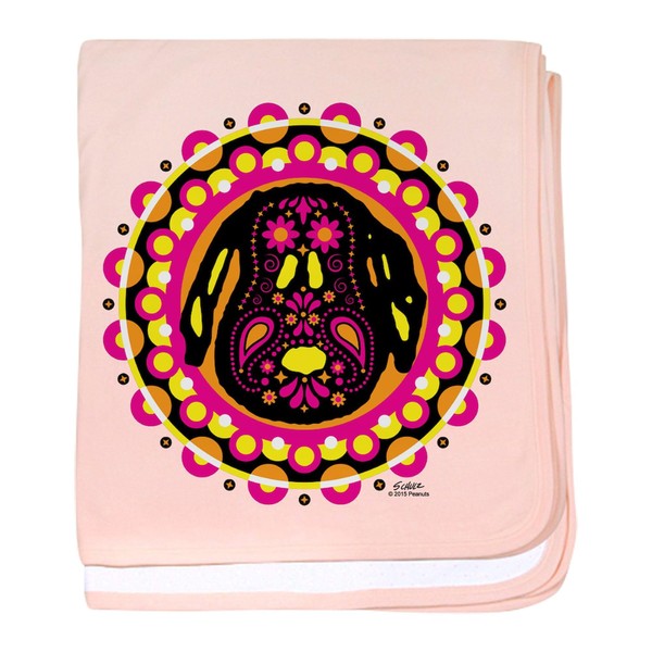CafePress Peanuts Snoopy Circle Baby Blanket, Super Soft Newborn Swaddle