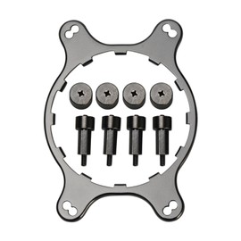 AM4 AMD Mounting Bracket Cooling Cooler Water Series Kit, Replacement CPU Fan Bracket for Hydro H55 H75 H80iv2 H90 H110iv2 H105 H110 H115i(Color:Silver)