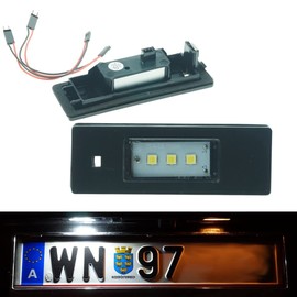 LED SMD 208 License Plate Light Xenon White with E Certification Mark
