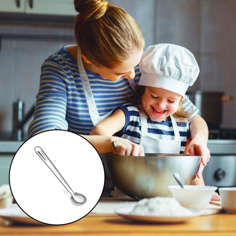 3 Pcs Mini Whisk Hand, Small Hand Whisk, Egg Whisk