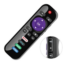 Universal Remote for Roku TV, Replacement for TCL/Onn/Hisense/Insignia/Sharp Roku TVs