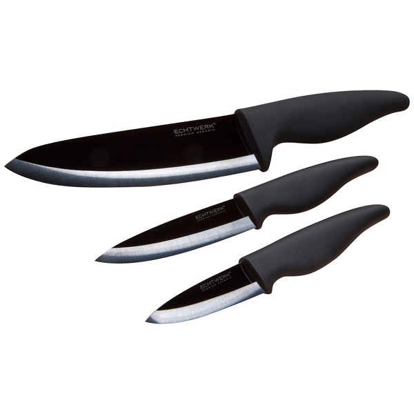 Echtwerk Black Mirrir set of 3 ceramic knives