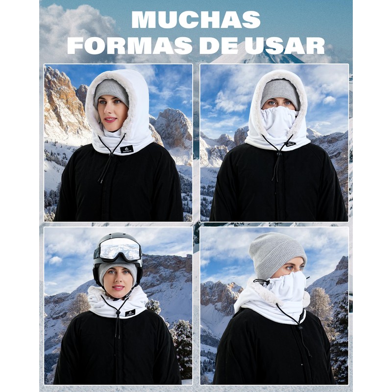 PivotWing Winter Hat Men Women Balaclava Multifunctional Balaclava Tube Scarf