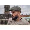 WEROR WEROR-434.1 Men's Flat Cap Peaked Cap with Peak Herringbone