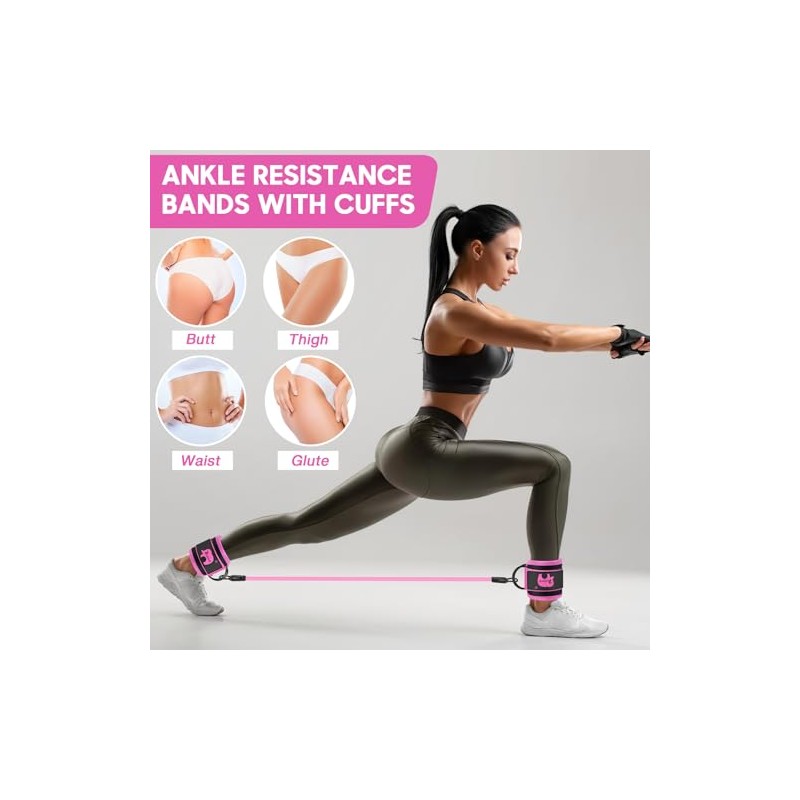 Kit de Barra de Pilates de Resistencia, Juego de Bandas