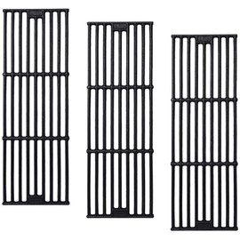 GasSaf 19 3/4" Grill Grates for Char Griller 5050 3001 3008 3030 4000 2121, King Griller 3008 5252, Replacement Parts for Chargriller Duo 5050 Grill Grates, 3 Packs Cast Iron Cooking Grids Parts