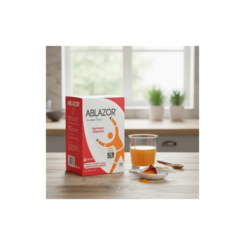 Ablazor Aspen Colágeno Hidrolizado Sabor Naranja Sobres