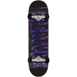 Creature Skateboard Complete 3D Logo Black/Purple 7.75" x 30" Assembled