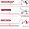 15 Pcs Nail Art Acrylic Brush Set Painting Pen Art