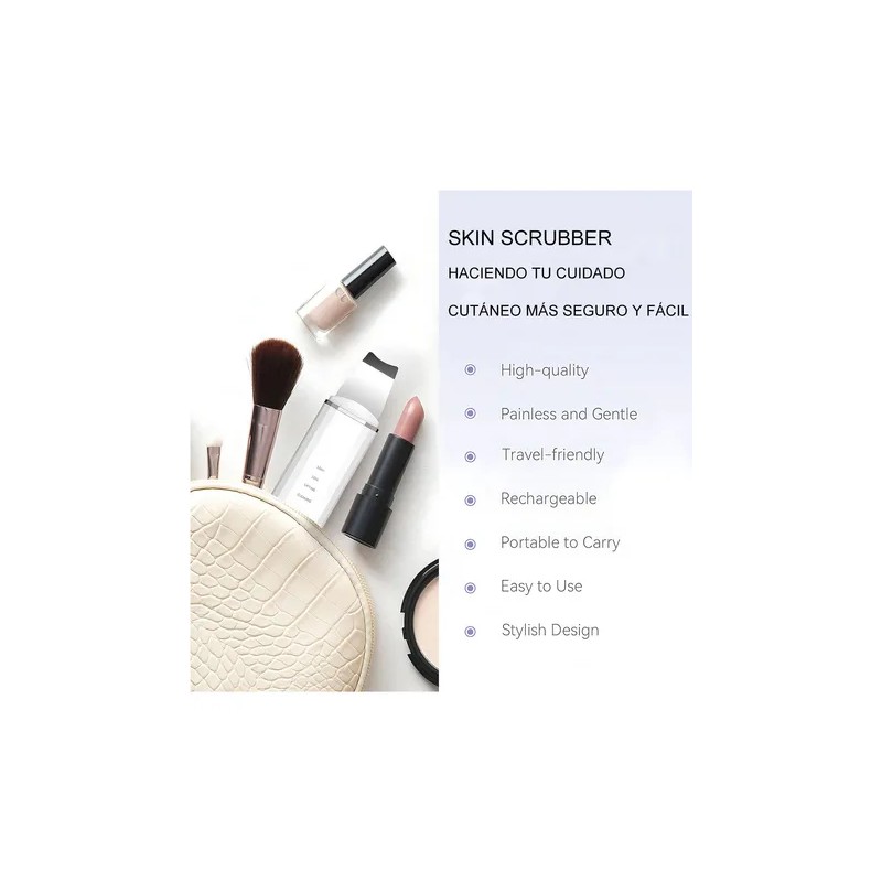 Limpiador Facial Peeling Ultrasónico Portatil Skin Scrubber