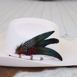 Willow Lane Hat Co. Feather Hat Accent - Sombra