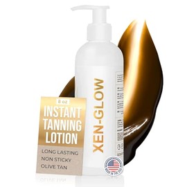 Loción Autobronceadora Oscura – Autobronceador Sin Sol De Oliva Para Rostro Y Cuerpo – Bronceado Artificial Hidratante Sin Vetas Con Vitamina E C Y Aloe – Autobronceador Oscuro Incl