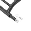 Mofun Black Backrest Sissy Bar Luggage Rack Compatible with Indian