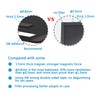 140mm Fan Filter,HFEIX Computer Case Dustproof Magnetic Frame Mesh Black