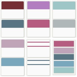 ELII 300 PCS Sticky Index Tabs 2 Inch Book Tabs Writable and Repositionable Page Markers File Tabs Self Adhesive, Labels for Pages Notebooks