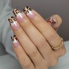 Curvlife Tip Press on Nails Acrylic Fake Nails with Design