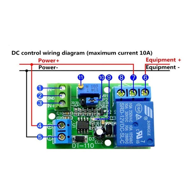 Taidacent LM393 Voltage Comparator Relay Module 1 Channel / 1CH