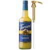 Torani Sugar Free Syrup, Lemon Flavoring for Drinks, Zero Calorie,