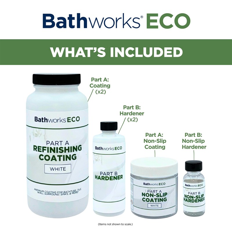 Bathworks Eco Essentials Refinishing Kit - 26 fl oz, Low