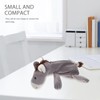 SHINEOFI Plush Animal Stationery Cartoon Donkey Pencil Case Cosmetic Bag