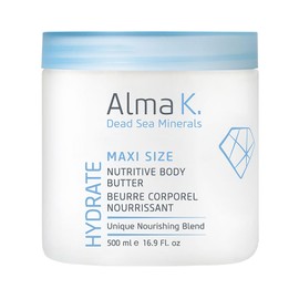 Alma K Nutritiva Maxi - Crema Corporal para Mujer - Con Minerales del Mar Muerto - de Karité - 500 ml