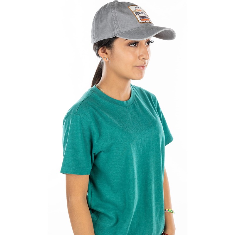 Funky Junque Dad Hat - Outdoor Adventure - Grey