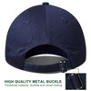 GADIEMKENSD Gorra de béisbol lisa para niños, ajuste sin construir,