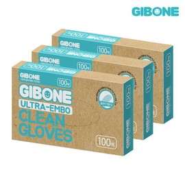 [Basic] 3 packs of 100 ultra embo sanitary gloves / [기본에] 울트라엠보 위생장갑 100매 3개