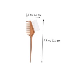 Healvian 2pcs Dyed Hair Comb Dye Accessories Hair Dye Applicator Hair Dying Brush Tint Brush Hair Tint Color Hair Dye Brush Kit Long Tail Dye Barber Tool Hair Dye Brush Comb Plastic
