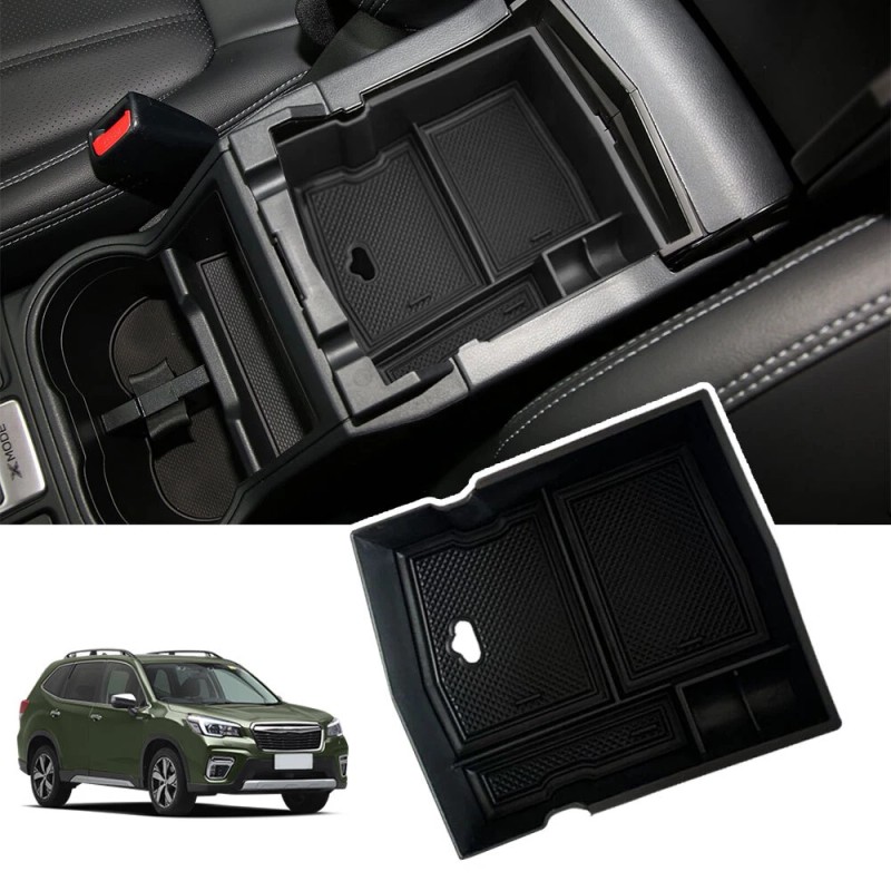 Unbranded For Subaru Forester 2019-2024 Center Console Armrest Storage Box