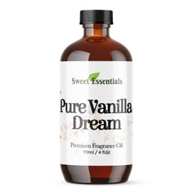 Pure Vanilla Dream, 4oz Premium Fragrance Oil, Aromatherapy, Diffuser, Crafts, Soap, Home Scents, Bath & Body, DIY Parfum and Much More. Versatile and Long-Lasting