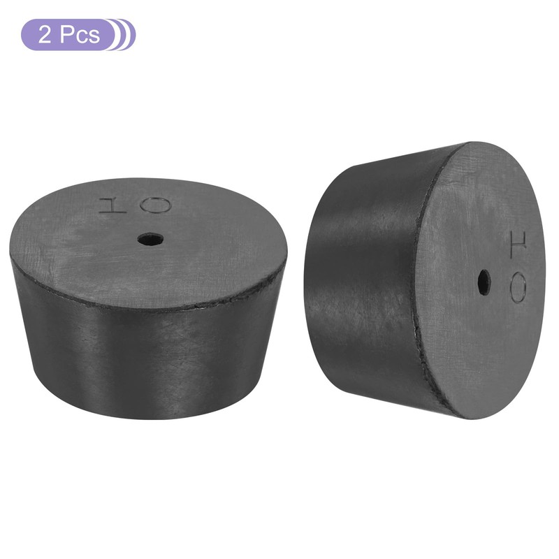 sourcing map Rubber Tapered Plug 42mm to 50mm Solid Test