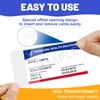10 PCS Social Security Card Protector Sleeves,31 Mil Soft Clean