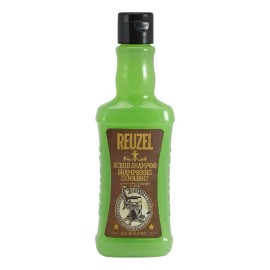 Reuzel | Scrub Shampoo | Cuidado del Cabello | Shampoo para Cabello Graso | Shampoo Hombre y Mujer | Limpieza Profunda y Exfoliante | 350ml