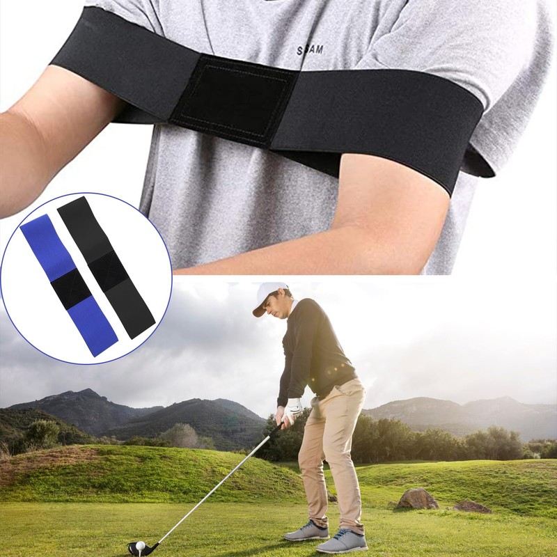 Golf Swing Training Aid Arm Band, 2Pcs Golf Swing Trainer