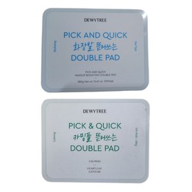 Deweytree Dewytree Pick&Quick Cosmetic Foot Calming Glue-Removing Double Pad 100 sheets, 2 pieces, 200 sheets / 듀이트리 픽앤퀵 화장발 카밍풀 뜯어쓰는 더블 패드 100매 2개 200매