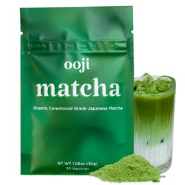 POW Matcha de grado ceremonial Ooji (30 g) auténtico té verde matcha japonés en polvo, té verde matcha en polvo de Japón, té matcha en polvo para...  