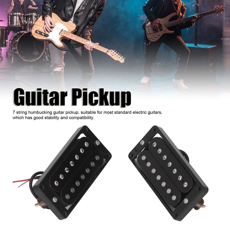 7 String Pickup Humbucking Guitar Metal Pickup Replacement Stringed Instrument