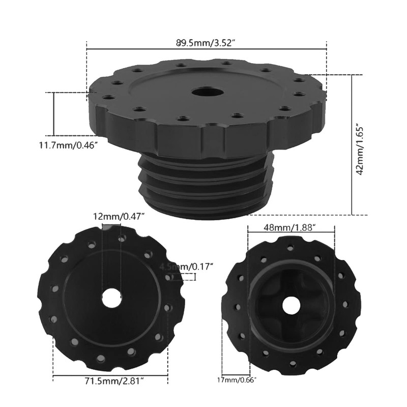 Gaming Steering Wheel Adapter for Professional Aluminium Steering Wheel Adapter